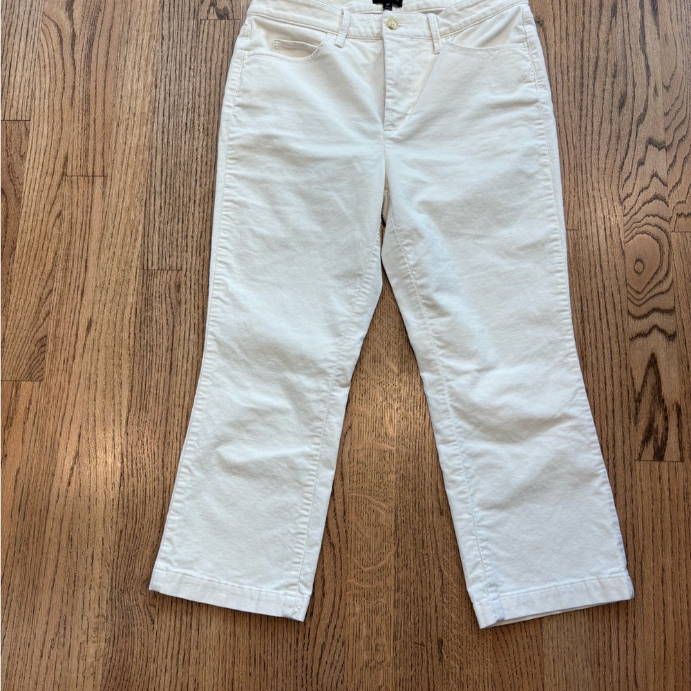 Talbots kick-flare cropped corduroy pants